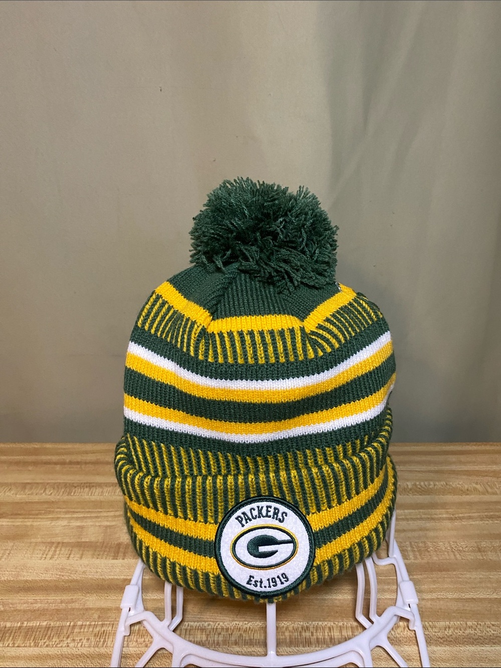 Green Bay Packers NFL 100 On Field Sport Cuffed Knit Hat O/S